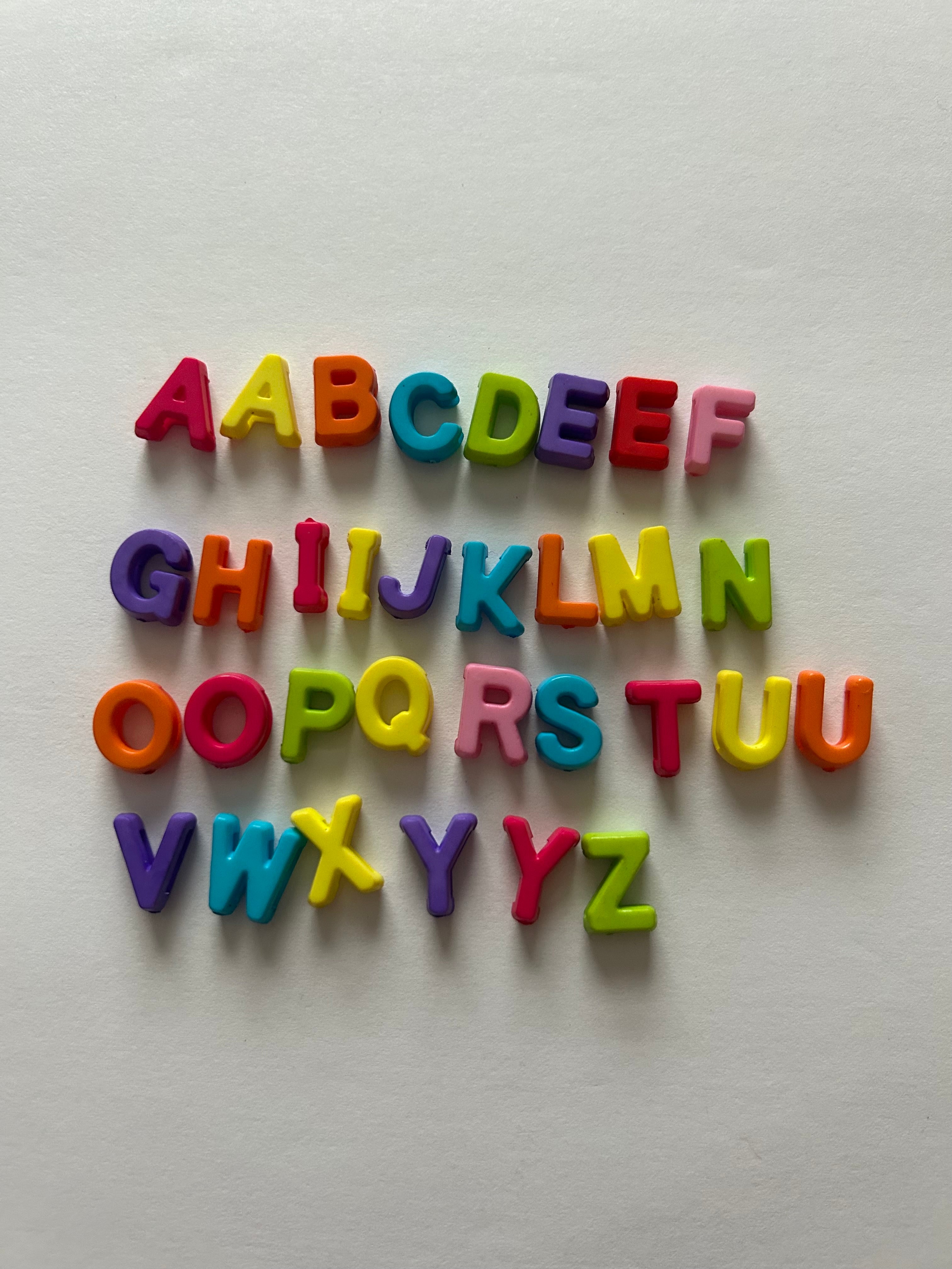 Rainbow Alphabet Mix