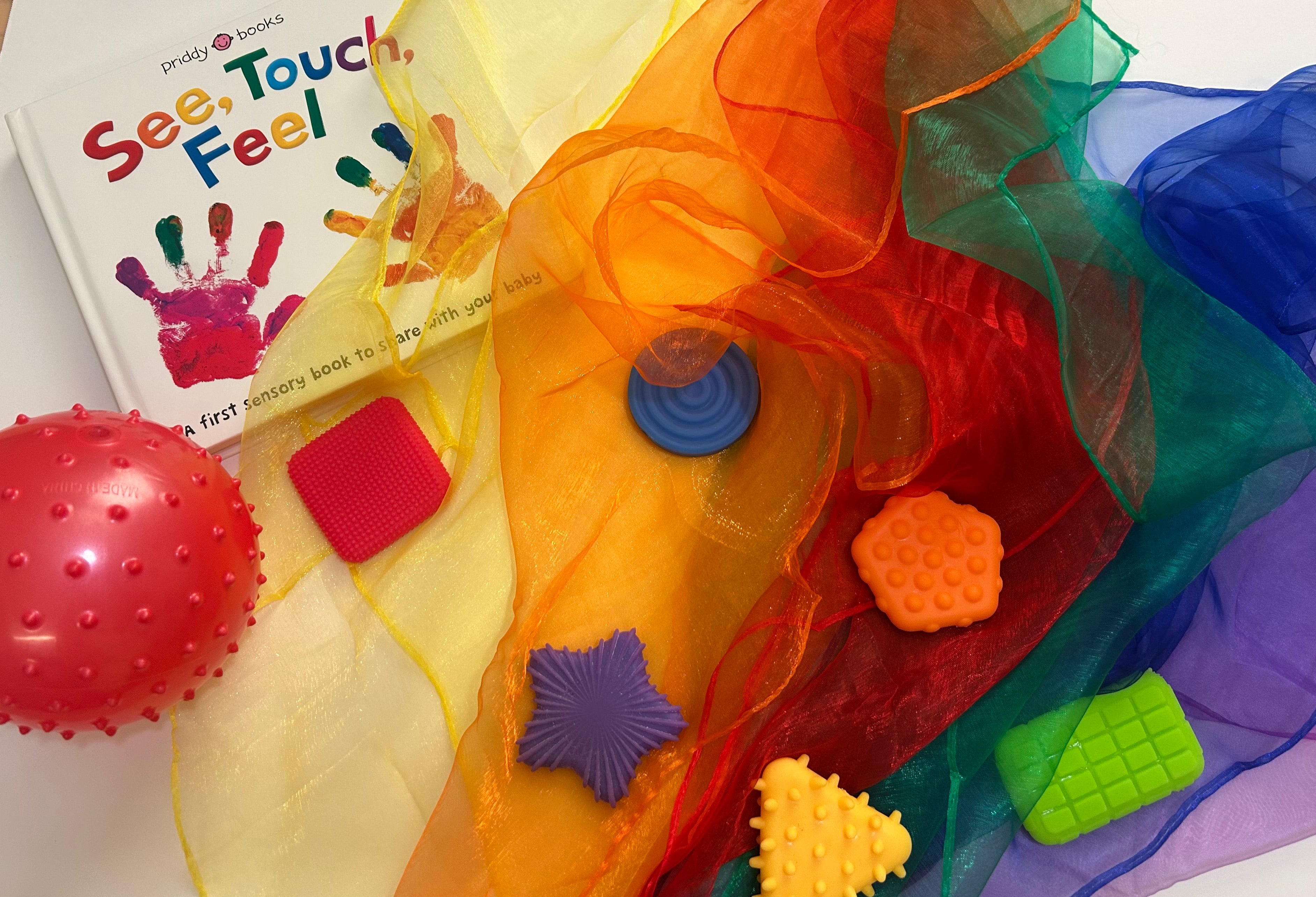 Rainbow Sensory Baby Gift Set