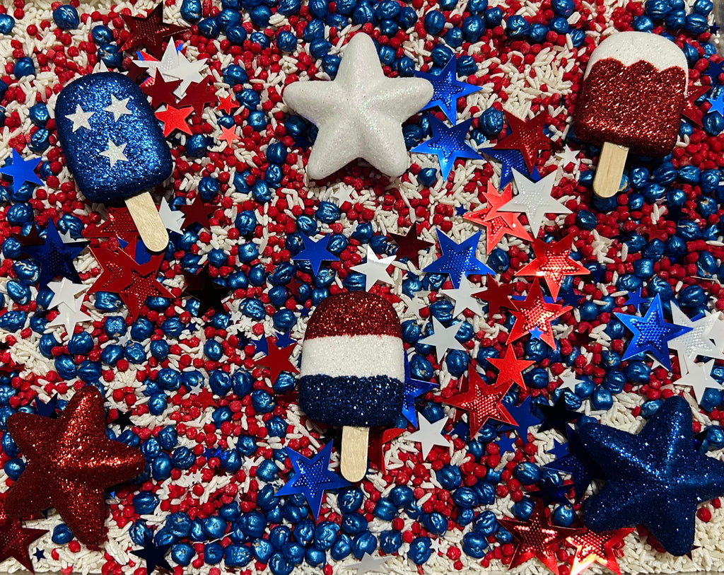 Red, White, & Blue Mix